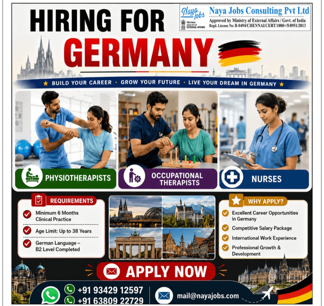 MEDICAL FIELD JOBS IN GERMANY