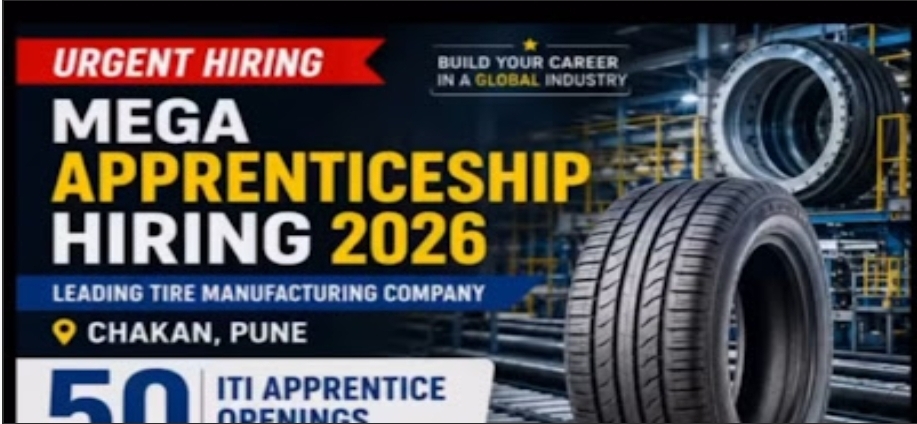 Mega ITI Apprentice Recruitment 2026: Leading Tire Manufacturing Company