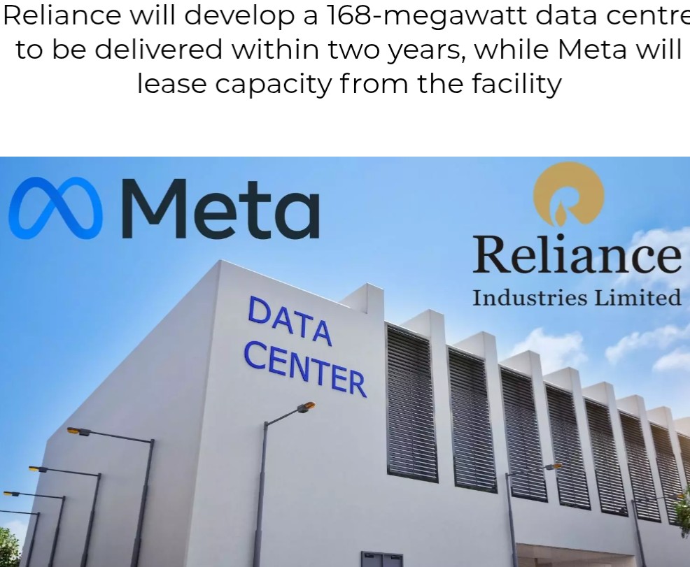 Meta Joins Hands With Reliance To Set Up AI-Data Centre in Jamnagar