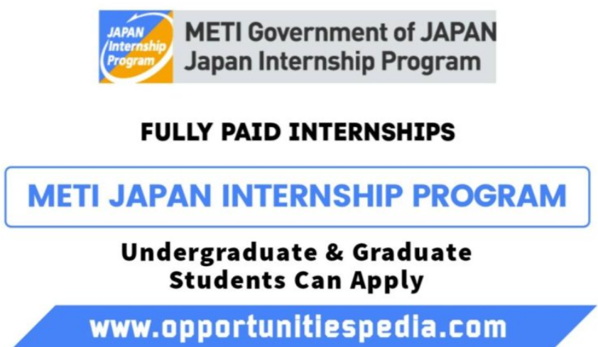 METI Japan Internship Program 2026 (Fully Funded)