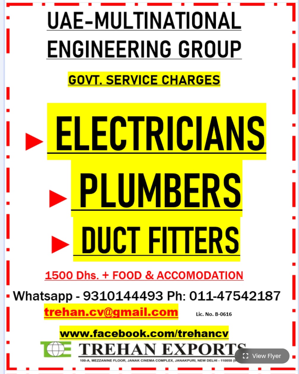 MULTINATIONAL ENGINEERING GROUP IS HIRING