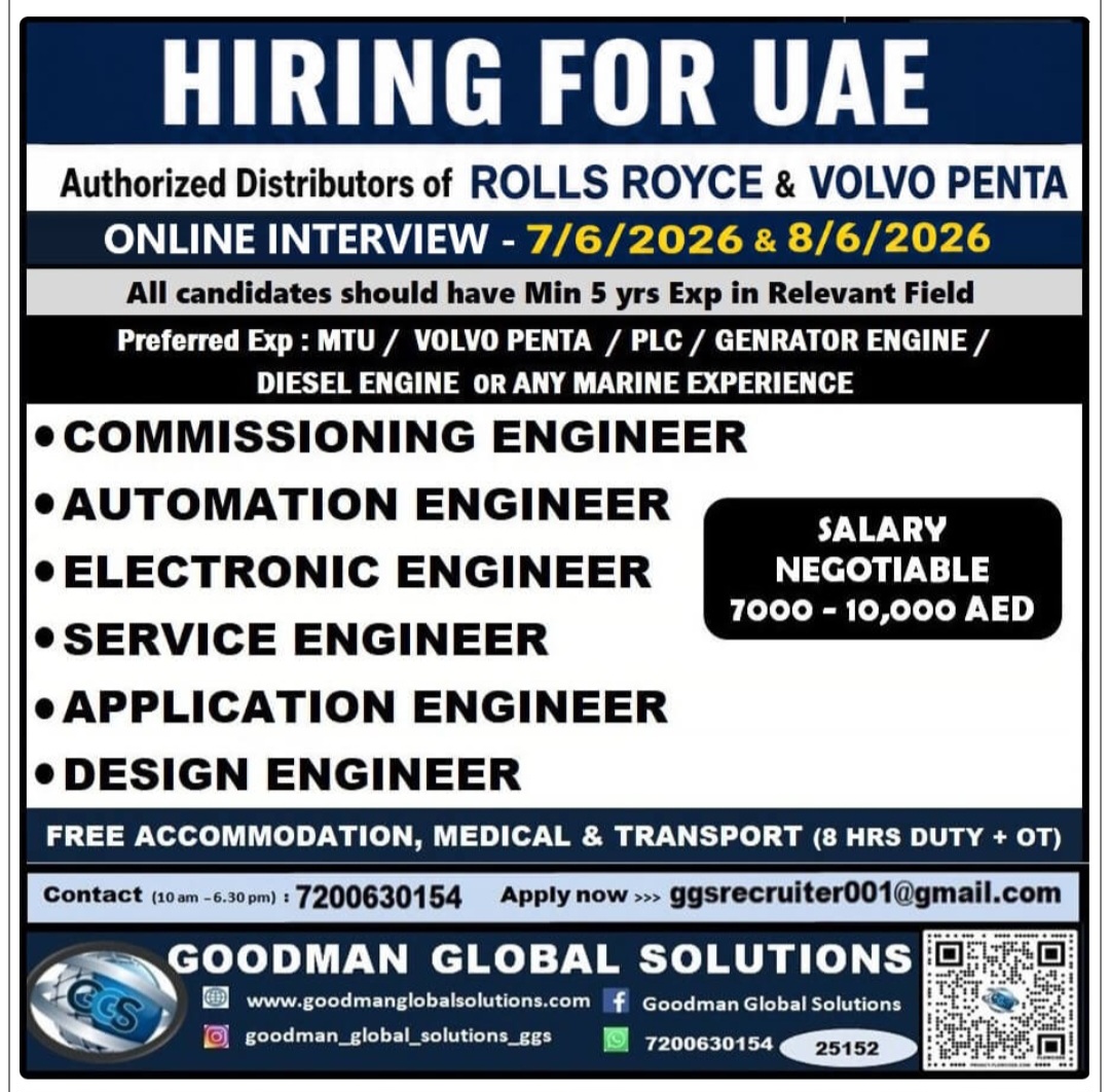 MULTIPLE JOB POSITIONS HIRING FOR ABU DHABI