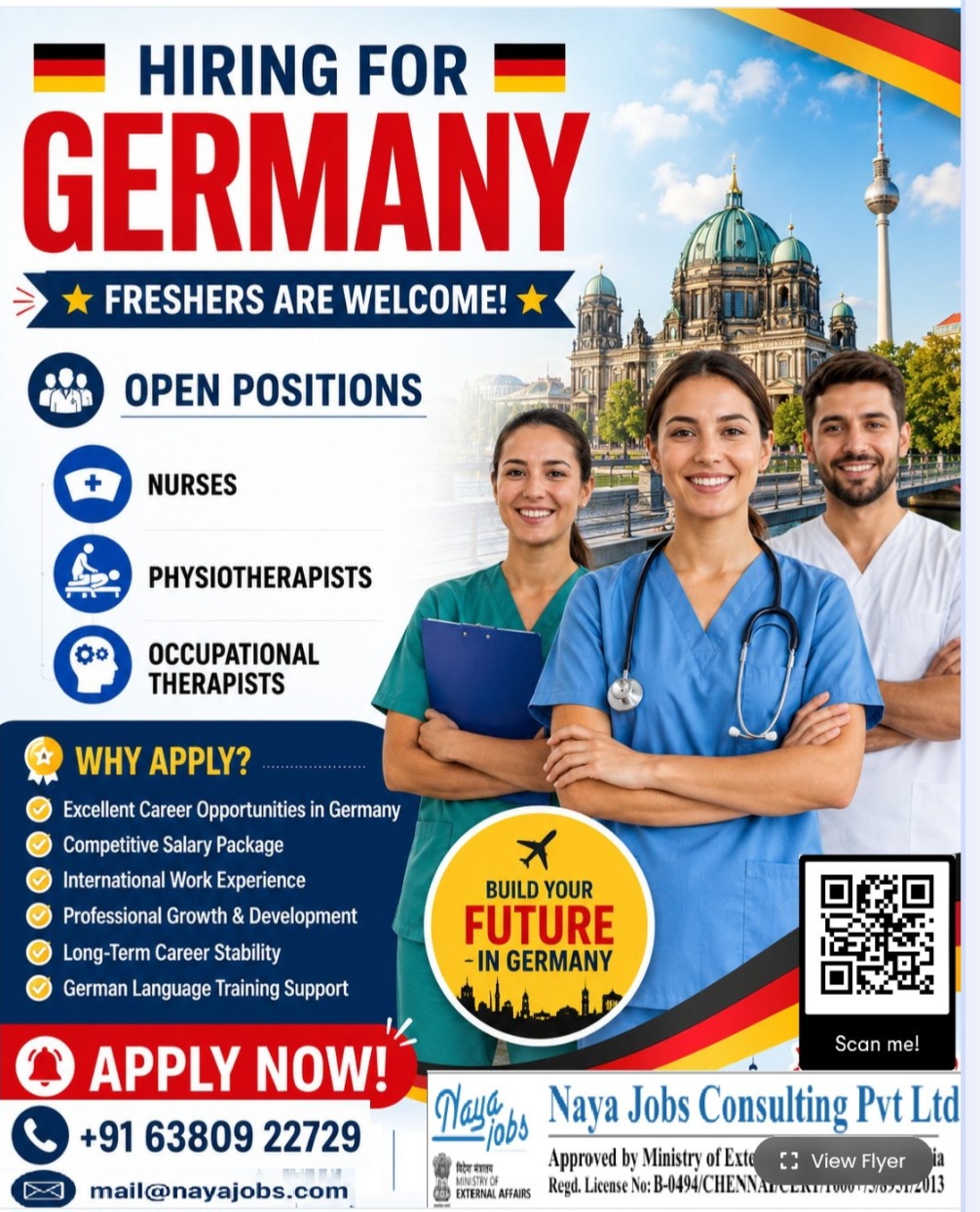 MULTIPLE JOB VACANCIES HIRING FOR GERMANY