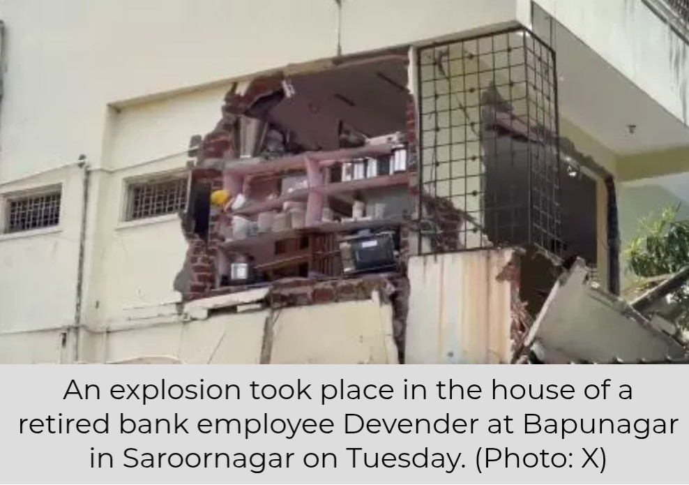 Mysterious Saroornagar House Explosion Suspected To Have Been Triggered By Pooja Lamp After Gas Leak