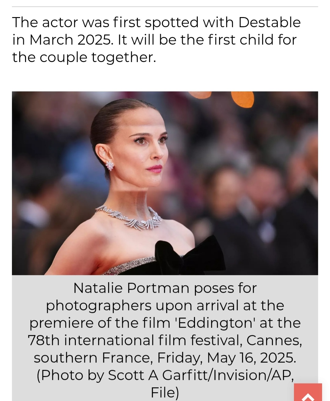 Natalie Portman Announces Third pregnancy