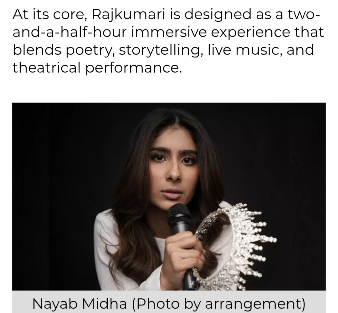 Nayab Midha Announces Rajkumari Tour, India’s First Stadium Spoken Word Show -