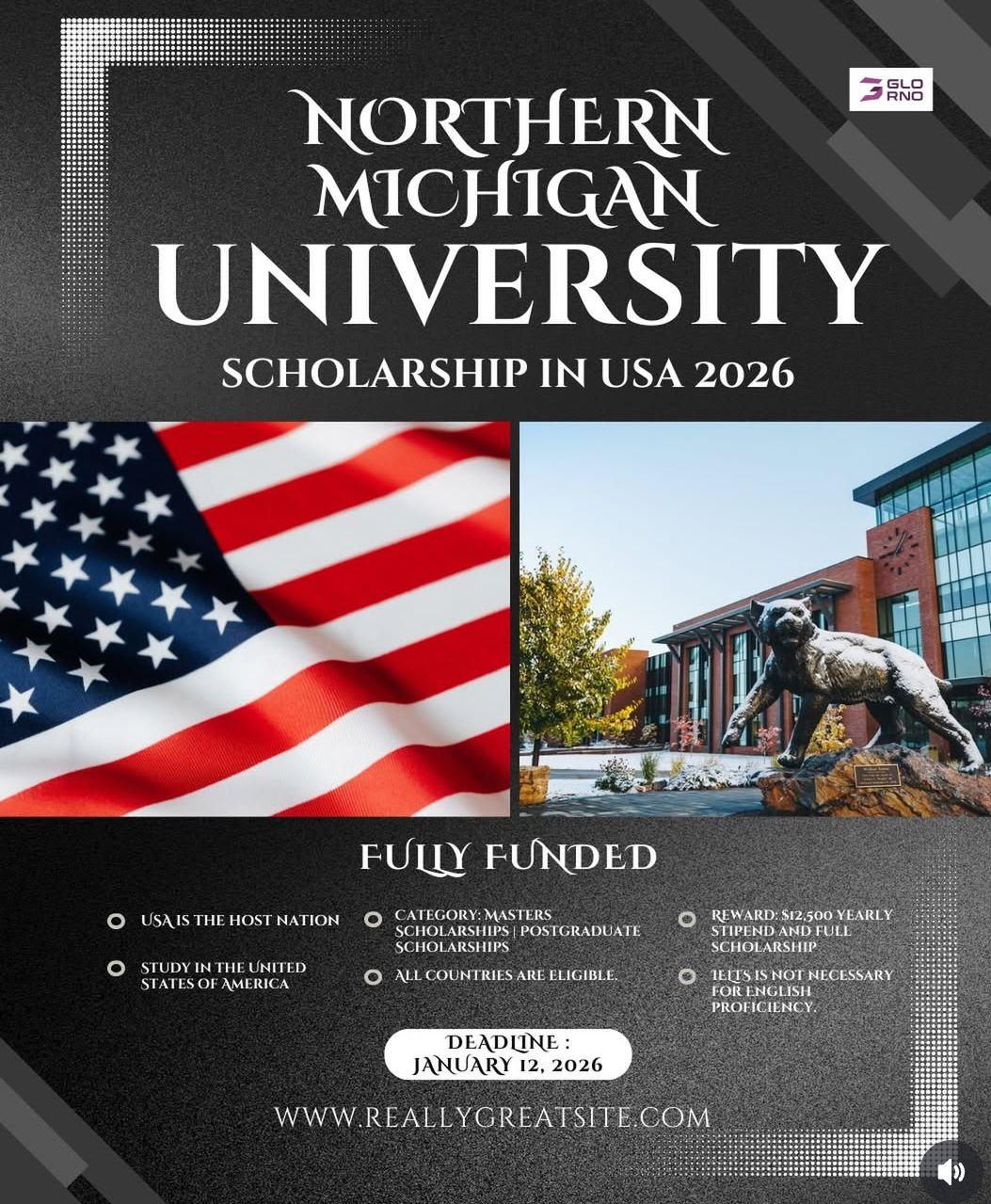NORTHERN MICHIGAN UNIVERSITY SCHOLARSHIP IN USA 2026