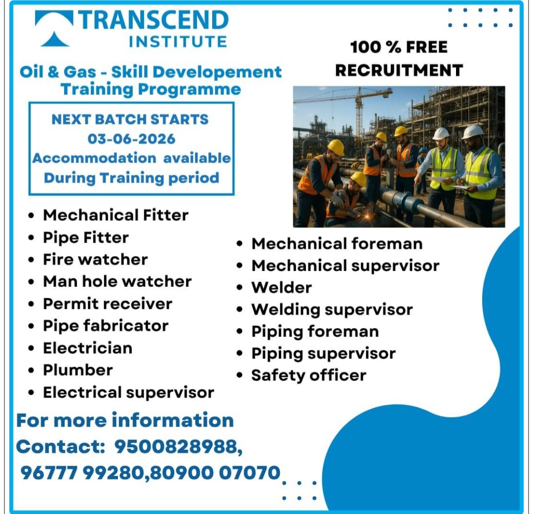 OIL &GAS SKILL DEVELOPMENT TRAINING PROGRAM