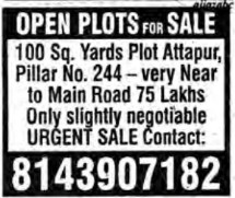 OPEN PLOTS FOR SALE