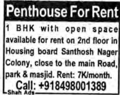 PENTHOUSE FOR SALE