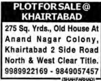 PLOT FOR SALE AT KHAIRTABAD