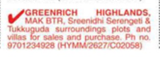 PLOTS AND VILLAS FOR SALE AT TUKKUGUDA