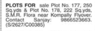 PLOTS FOR SALE AT KOMPALLY