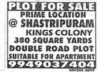 PLOTS FOR SALE