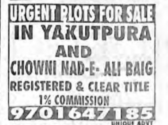 PLOTS FOR SALE