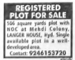 PLOTS FOR SALE