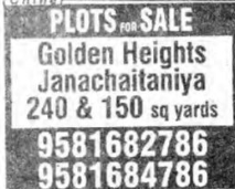 PLOTS FOR SALE