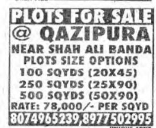PLOTS FOR SALE