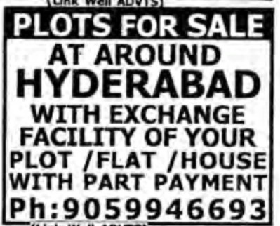 PLOTS FOR SALE