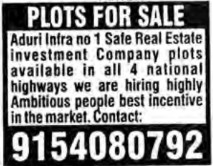 PLOTS FOR SALE