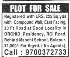 PLOTS FOR SALE