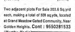 PLOTS FOR SALE