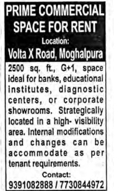 Prime Commercial Space For Rent