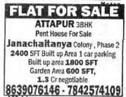 PROPERTIES FOR SALE AT ATTAPUR