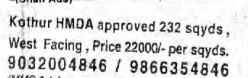 PROPERTIES FOR SALE AT KOTHUR