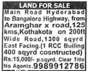 PROPERTIES FOR SALE
