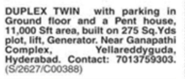 PROPERTIES FOR SALE
