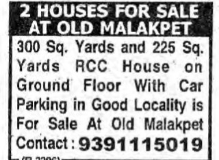 PROPERTIES FOR SALE