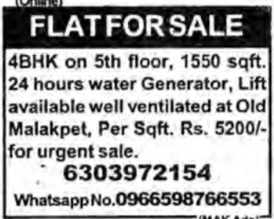 PROPERTIES FOR SALE