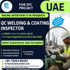 QC WELDING & COATING INSPECTOR