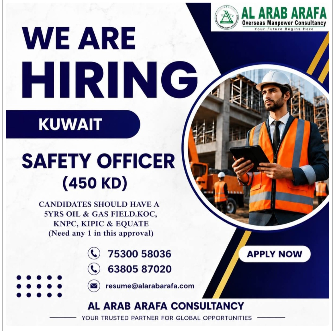 RECRUITMENT FOR KUWAIT
