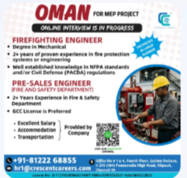 RECRUITMENT FOR OMAN COUNTRY