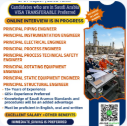 RECRUITMENT FOR SAUDI ARABIA COUNTRY