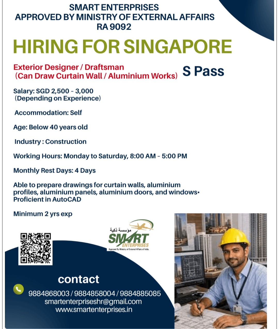 RECRUITMENT FOR SINGAPORE