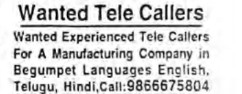 Recruitment for Tele Callers