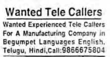 Recruitment for Tele Callers