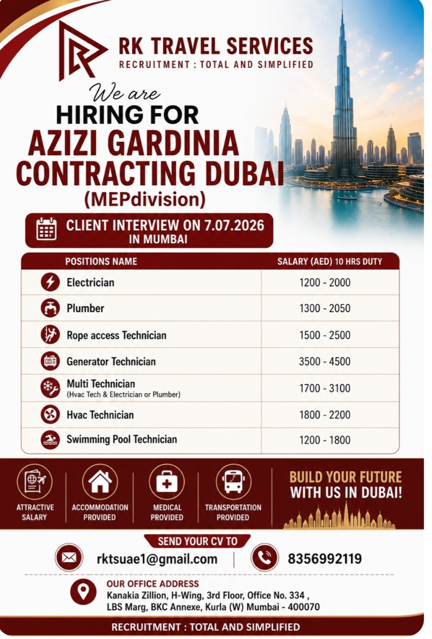 REQUIREMENT FOR DUBAI