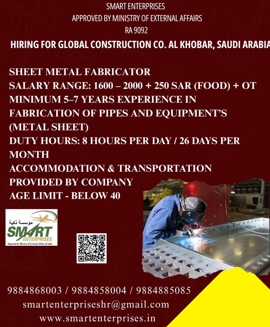 REQUIREMENT FOR GLOBAL CONSTRUCTION COMPANY