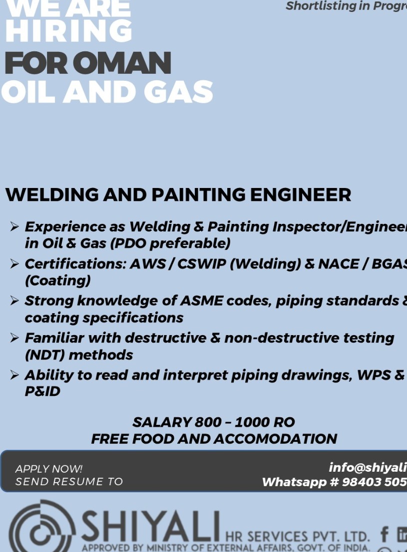 REQUIREMENT FOR OIL AND GAS FOR OMAN
