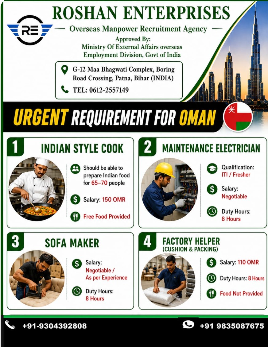 REQUIREMENT FOR OMAN