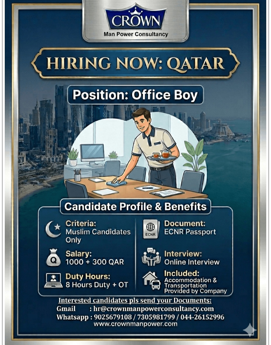 REQUIREMENT FOR QATAR