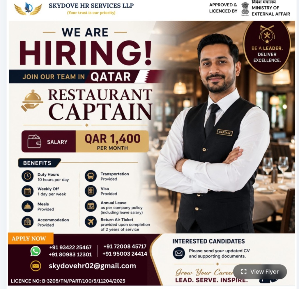 REQUIREMENT FOR QATAR