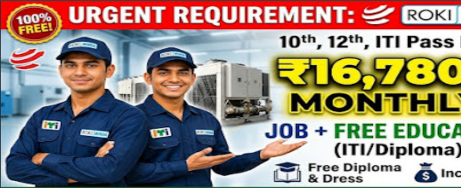 Roki Minda Bawal Recruitment 2026: urgent hiring for 10th,12th and IT pass