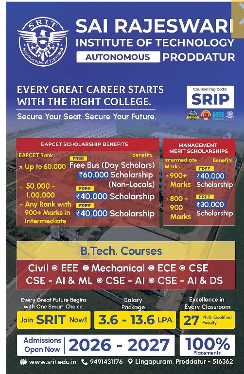 SAI RAJESHWARI INSTITUTE OF TECHNOLOGY