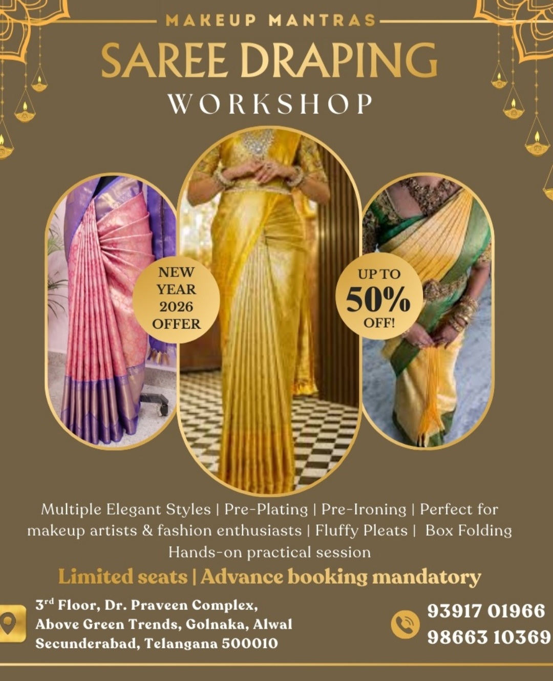 SAREE DRAPPING WORKSHOP