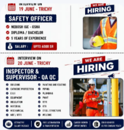 SAUDI ARABIA DIRECT CLIENT INTERVIEW – TRICHY